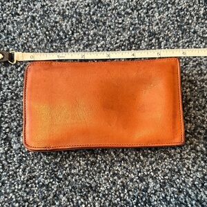 Coach vintage leather eyeglass case pouch classic style chestnut brown